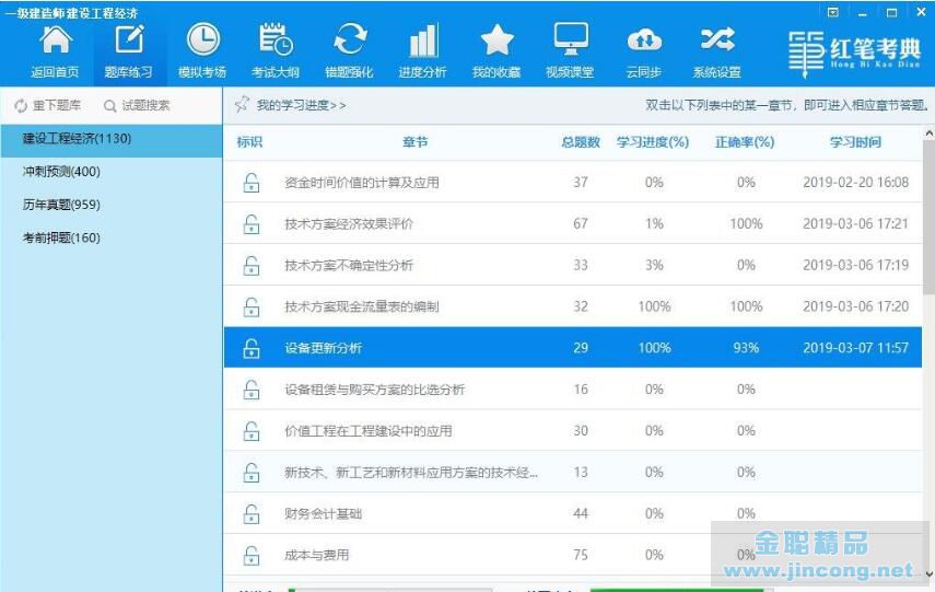 职业考试软件题库练习 工程建筑、财会金融、考研、医学规培 红笔考典