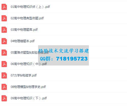 高中物理学霸笔记、学霸错题本、高中物理专题题库