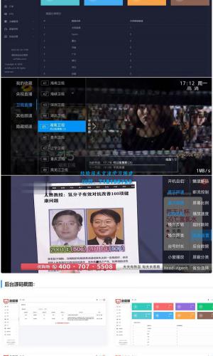 新版骆驼IPTV小肥米二开开源iptv管理系统源码 对接EZtv电视直播管理系统