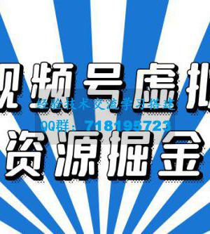 视频号虚拟资源掘金项目：0成本变现，一单 69 元，单月收益 1.1w 外面收费 2980