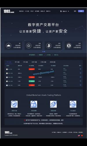 Q猫力币虚拟数字货币交易所网站源码 带充值 运营版