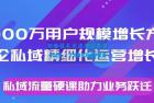     8000万用户规模增长方法论私域精细化运营增长，私域流量硬课助力业务跃迁
