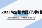     2023 淘宝搜索 · 提升训练营：搜索·递增标准化，动销标准化流程
