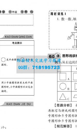 人教数学1-6年级《知识梳理大考卷》