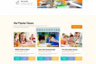     幼儿园教育培训机构HTML网页模板
