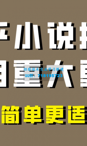 小说推文项目全面升级：更适合新手，更容易获得成交，年前无项目的人也能参与