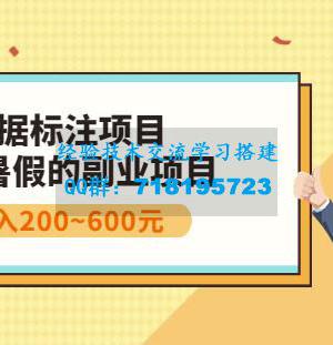 副业赚钱：人工智能数据标注项目，简单易上手，小白也能日入200+