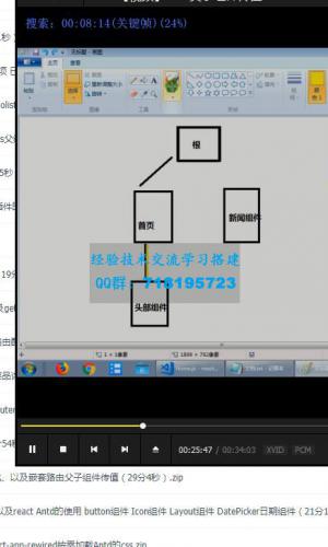 React从入门到精通全套视频教程：含笔记​源码