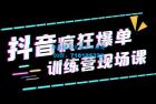     抖音短视频疯狂 · 爆单训练营现场课「新」直播带货 + 实战案例
