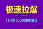     风小云・老号重启，极速拉爆老号重启1万到150000经典案例完美复盘
