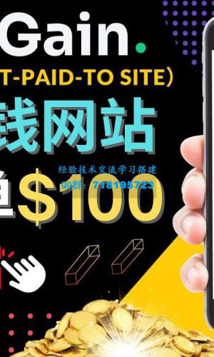 做调查下载APP, 玩游戏赚钱  通过GPT（Get-Paid-To）每单100美元