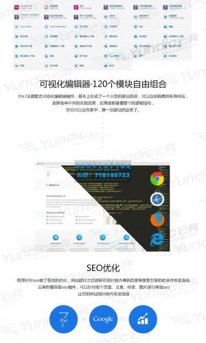 The7可视化建站10.0.0官网中文版可视化拖拽编辑的WordPress主题