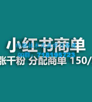 2023最强蓝海项目，小红书商单项目，没有之一