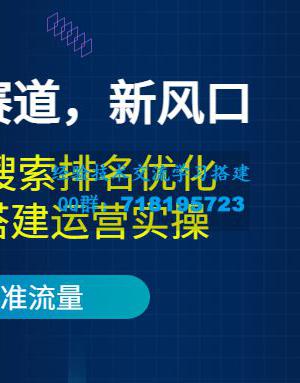 2022蓝海赛道，新风口：短视频SEO搜索排名优化加企业商家号搭建运营实操