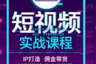     智度2022最新短视频实战课程 IP打造+佣金带货 全方位指导
