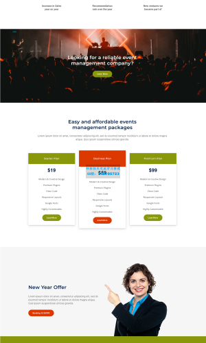 各类活动策划公司网站源码  html5模版