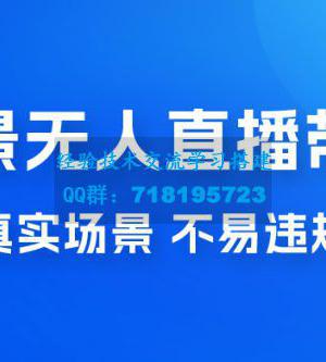 日入 500+ 的实景无人直播带货最新玩法