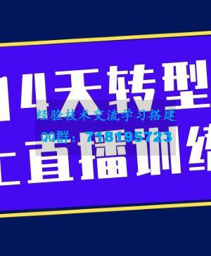 14天转型线上直播训练营