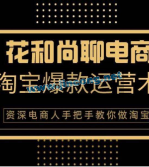 花和尚・天猫淘宝爆款运营实操技术，手把手教你月销万件的爆款打造技巧