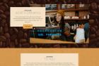     商务休闲咖啡饮品网页模板
