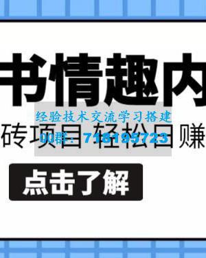 小红书搬砖项目0成本情趣内衣搬砖项目，轻松日赚几百+