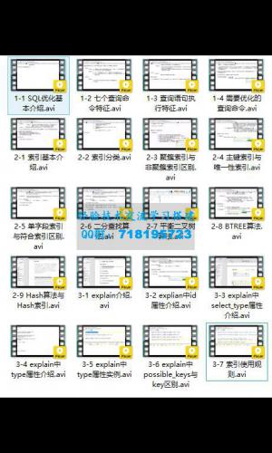 MySQL优化20大技巧 MySQL优化大揭秘实战（完结）付费课程