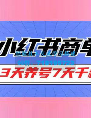 小红书商单，每单超过150+，适合新手小白上手操作，3天就能增加粉丝1000+